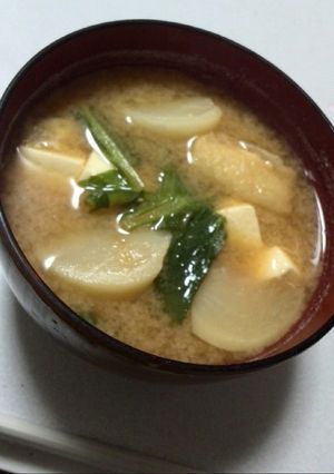 かぶのお味噌汁-レシピのメイン写真