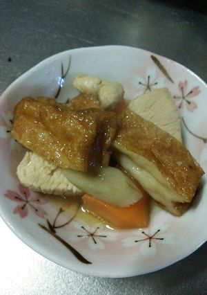 ☆鶏肉とさつま揚げの煮物☆-レシピのメイン写真