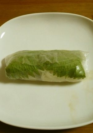 素麺と生野菜いっぱい生春巻き☆-レシピのメイン写真
