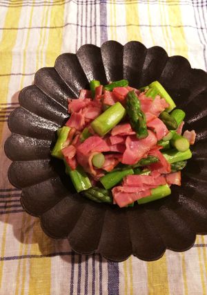 アスパラベーコン-レシピのメイン写真