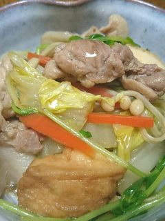 豚こまと白菜のすき焼き風炒め-レシピのメイン写真