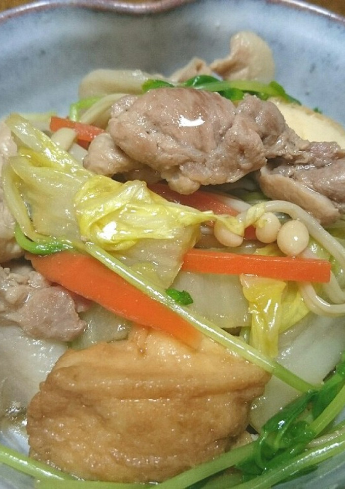 豚こまと白菜のすき焼き風炒め-レシピのメイン写真