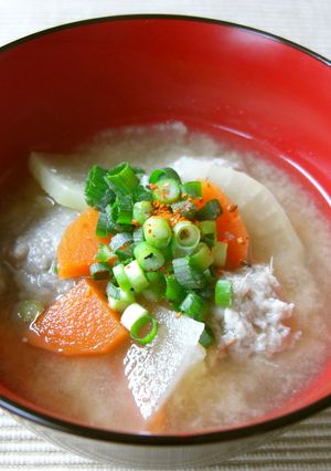 煮干だしでつみれ汁-レシピのメイン写真