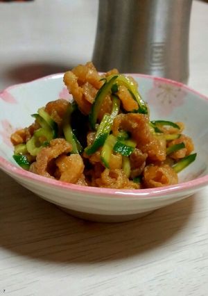 カリカリ！ヘルシー鶏皮ポン酢-レシピのメイン写真