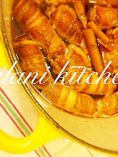 ルクルーゼで簡単肉巻きごぼう*お弁当にも-レシピのメイン写真