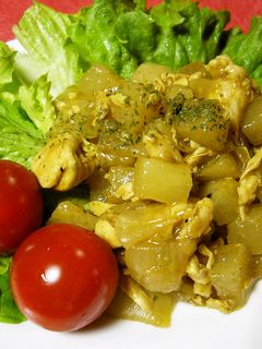 簡単♪*大根とささみのカレー炒め煮*-レシピのメイン写真