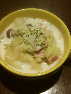 白菜とマカロニのお腹いっぱいスープ-レシピのメイン写真