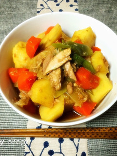 15分でヘルシー!煮崩れないツナじゃが煮-レシピのメイン写真