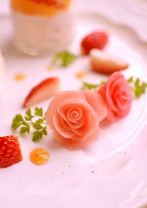 マジパンで作る美しいバラ-レシピのメイン写真