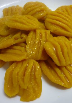 すり鉢1つで簡単！カボチャのニョッキ-レシピのメイン写真