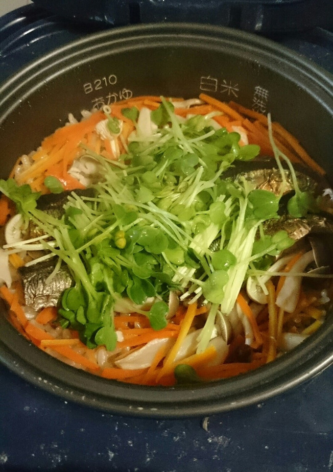 復興祈願！まるごとさんまの炊き込みご飯-レシピのメイン写真