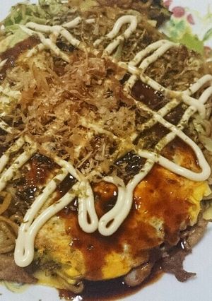 ボリューム満点モダン焼き♪-レシピのメイン写真