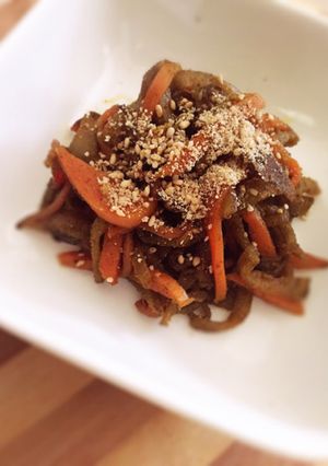 ヤーコンと人参のカレーきんぴら-レシピのメイン写真