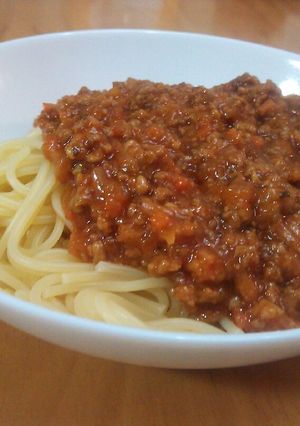 4種の野菜たっぷりミートソース-レシピのメイン写真