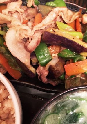 豚肉と茄子の味噌炒め-レシピのメイン写真