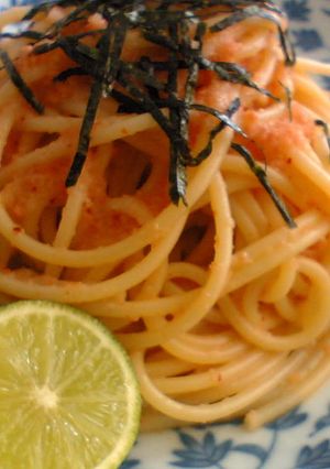 スダチが香る♪明太子スパゲッティ-レシピのメイン写真