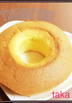 フワフワ シフォンケーキ-レシピのメイン写真