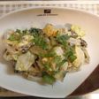 蓮根とかぼちゃの クリームチーズサラダ
