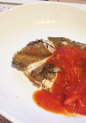 カレイのトマトソース-レシピのメイン写真