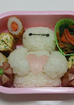 簡単キャラ弁 ベイマックスの優しさ-レシピのメイン写真