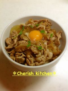 簡単豚丼-レシピのメイン写真