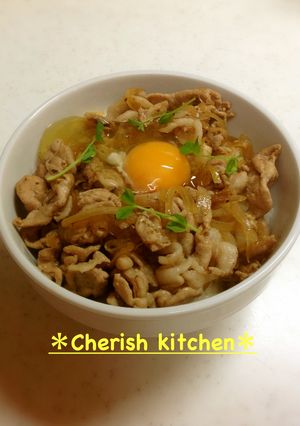 簡単豚丼-レシピのメイン写真