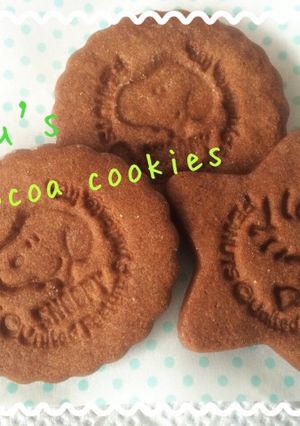 ココアクッキー-レシピのメイン写真