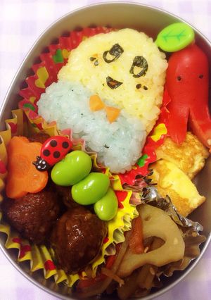 キャラ弁ふなっしー-レシピのメイン写真