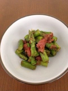 焼きアスパラの梅おかか和え-レシピのメイン写真