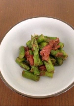 焼きアスパラの梅おかか和え-レシピのメイン写真