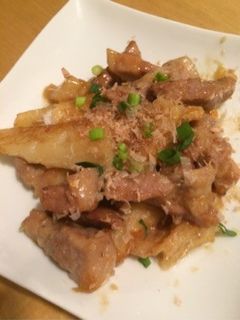長芋と豚肩ロースの生姜焼き-レシピのメイン写真
