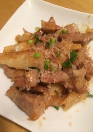 長芋と豚肩ロースの生姜焼き-レシピのメイン写真
