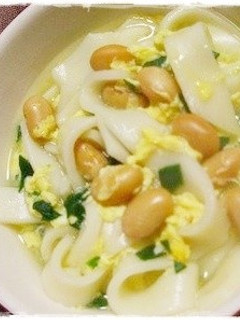 離乳食完了期 大豆うどん-レシピのメイン写真