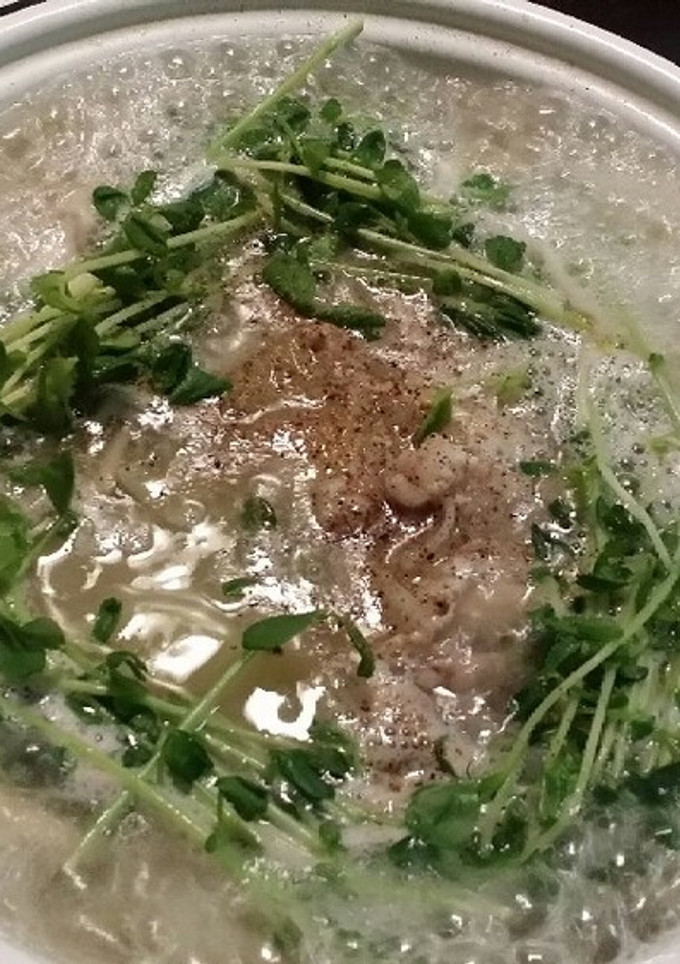 簡単☆大根と豚肉のみぞれ鍋～〆はパスタ！-レシピのメイン写真