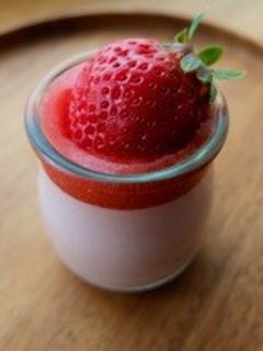 苺のババロア-レシピのメイン写真