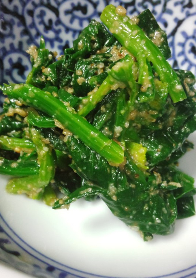 簡単ほうれん草の胡麻和え-レシピのメイン写真