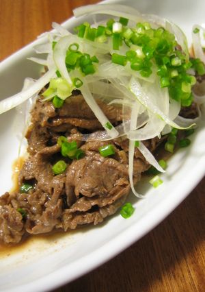 簡単！おいしい♪牛肉のさっぱりマリネ-レシピのメイン写真