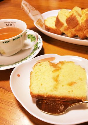 HMで簡単♡柚子ジャムのパウンドケーキ-レシピのメイン写真