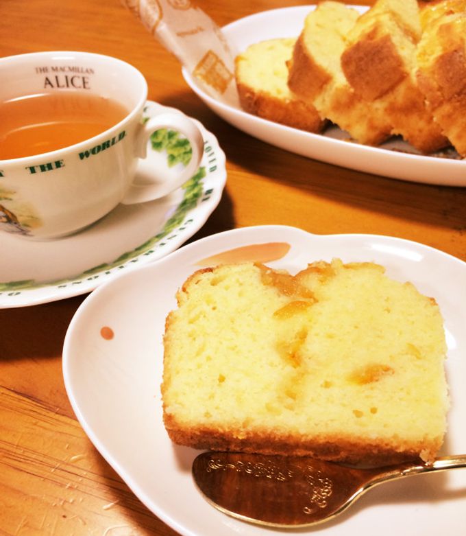 HMで簡単♡柚子ジャムのパウンドケーキ-レシピのメイン写真
