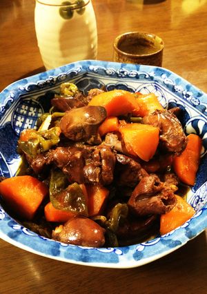 鶏肝の甘辛煮-レシピのメイン写真
