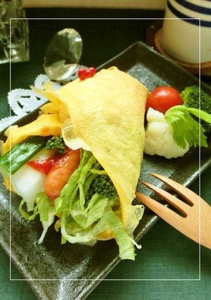 ごてあらポー!!シャキっと卵ラップサラダ-レシピのメイン写真