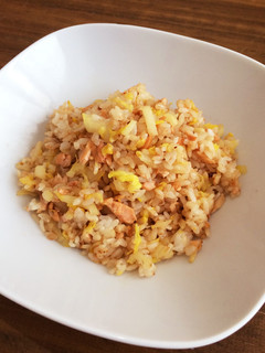 鮭と白菜のチャーハン-レシピのメイン写真