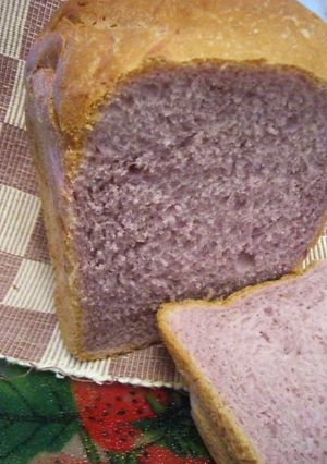 HBで紫いも食パン-レシピのメイン写真