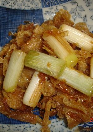 甘辛亭の白ねぎと揚げのかつお風味-レシピのメイン写真