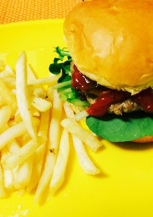 ポークハンバーガー-レシピのメイン写真