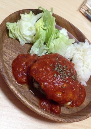 簡単ハンバーグの作り方-レシピのメイン写真