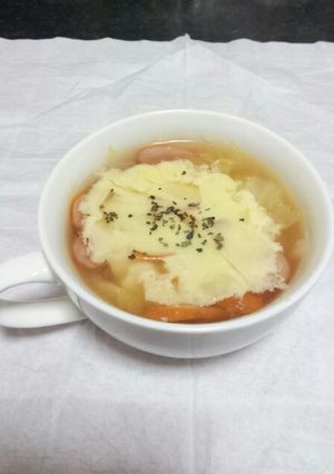 白菜のチーズとろとろ簡単スープ☆-レシピのメイン写真