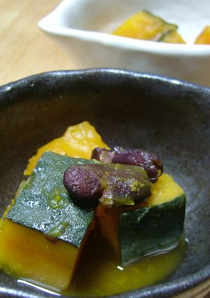 かぼちゃと金時豆の甘煮-レシピのメイン写真