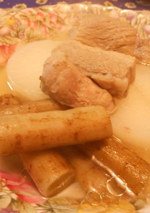 簡単☆滋味豊かなごぼうの香る塩豚-レシピのメイン写真