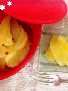 レンジで簡単!りんご煮-レシピのメイン写真